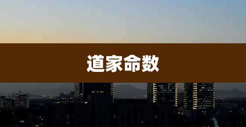 道家命数