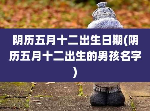 阴历五月十二出生日期(阴历五月十二出生的男孩名字)