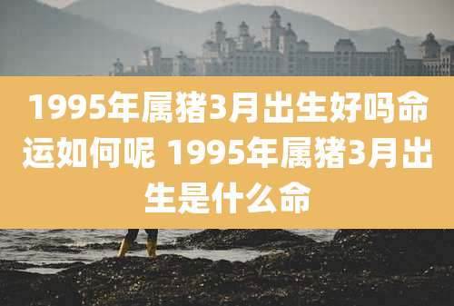 1995年属猪3月出生好吗命运如何呢 1995年属猪3月出生是什么命