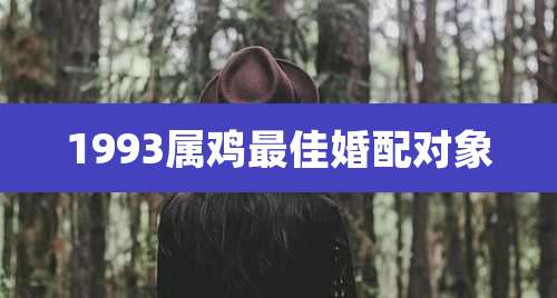 1993属鸡最佳婚配对象