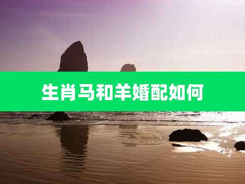 生肖马和羊婚配如何