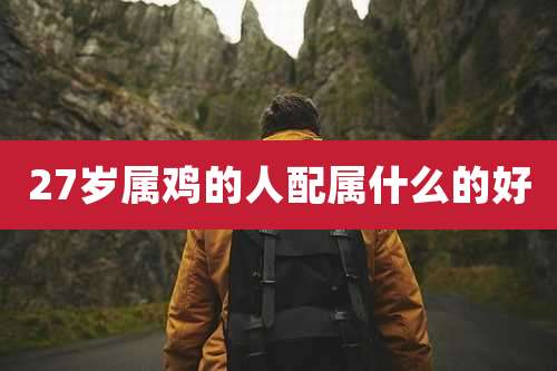 27岁属鸡的人配属什么的好