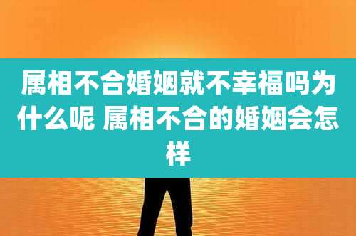 属相不合婚姻就不幸福吗为什么呢 属相不合的婚姻会怎样