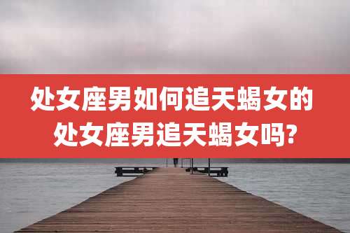 处女座男如何追天蝎女的 处女座男追天蝎女吗?