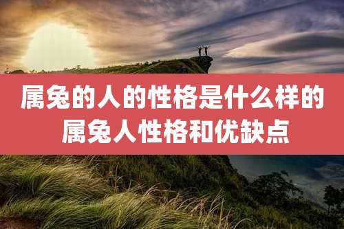 属兔的人的性格是什么样的 属兔人性格和优缺点