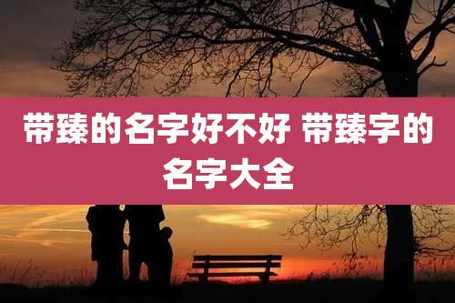 带臻的名字好不好 带臻字的名字大全