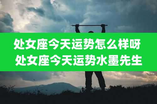 处女座今天运势怎么样呀 处女座今天运势水墨先生