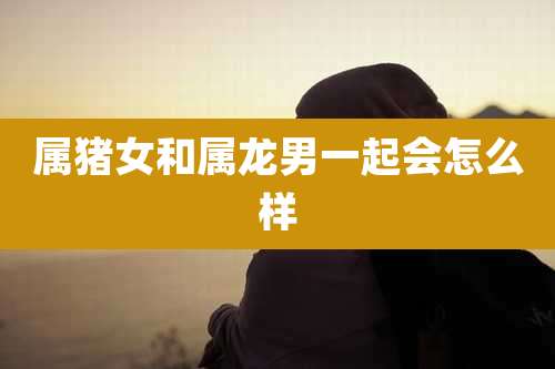 属猪女和属龙男一起会怎么样