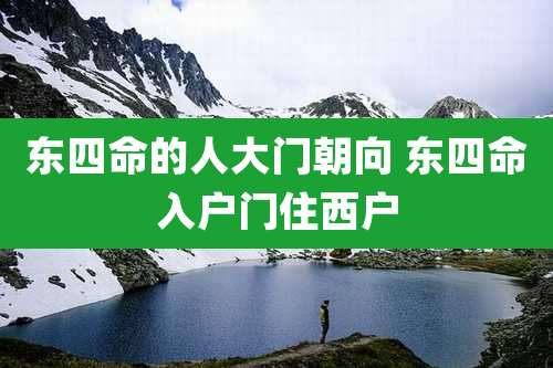东四命的人大门朝向 东四命入户门住西户