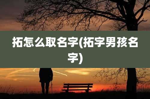 拓怎么取名字(拓字男孩名字)
