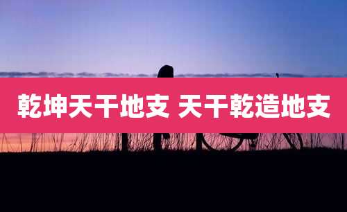 乾坤天干地支 天干乾造地支