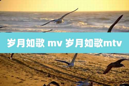 岁月如歌 mv 岁月如歌mtv