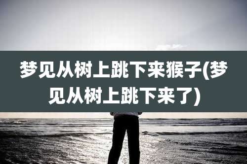 梦见从树上跳下来猴子(梦见从树上跳下来了)