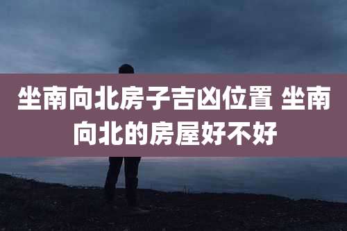 坐南向北房子吉凶位置 坐南向北的房屋好不好