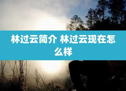 林过云简介 林过云现在怎么样