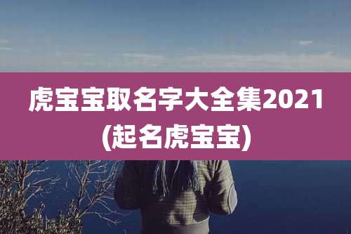 虎宝宝取名字大全集2021(起名虎宝宝)