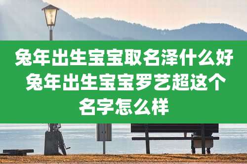 兔年出生宝宝取名泽什么好 兔年出生宝宝罗艺超这个名字怎么样