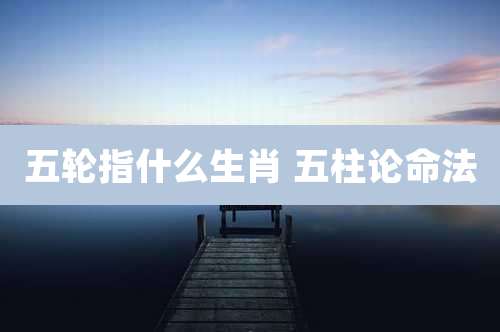 五轮指什么生肖 五柱论命法