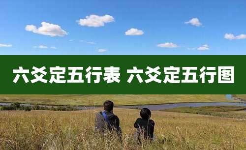 六爻定五行表 六爻定五行图