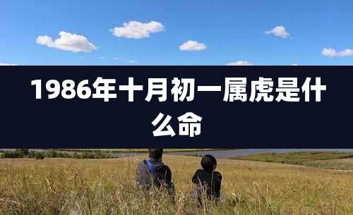1986年十月初一属虎是什么命