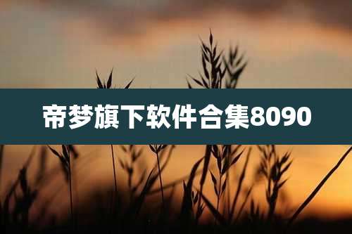 帝梦旗下软件合集8090