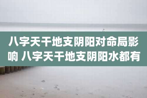 八字天干地支阴阳对命局影响 八字天干地支阴阳水都有