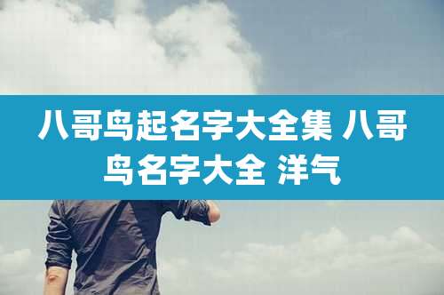 八哥鸟起名字大全集 八哥鸟名字大全 洋气