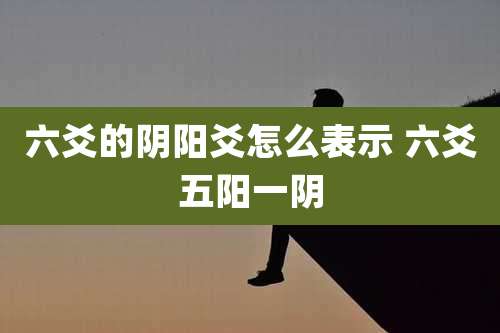 六爻的阴阳爻怎么表示 六爻五阳一阴