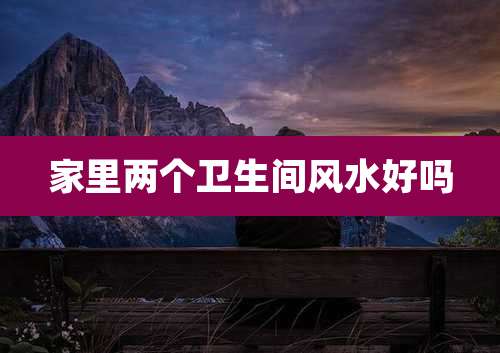 家里两个卫生间风水好吗