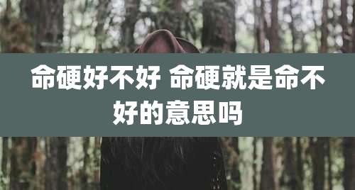 命硬好不好 命硬就是命不好的意思吗