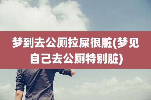 梦到去公厕拉屎很脏(梦见自己去公厕特别脏)