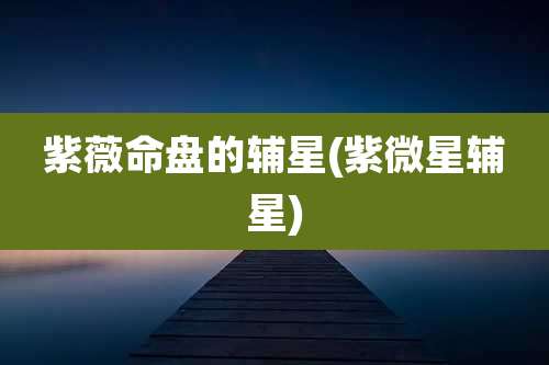 紫薇命盘的辅星(紫微星辅星)