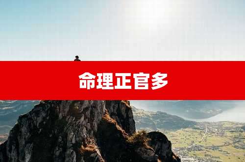 命理正官多