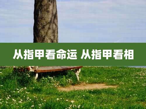 从指甲看命运 从指甲看相