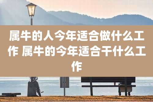 属牛的人今年适合做什么工作 属牛的今年适合干什么工作