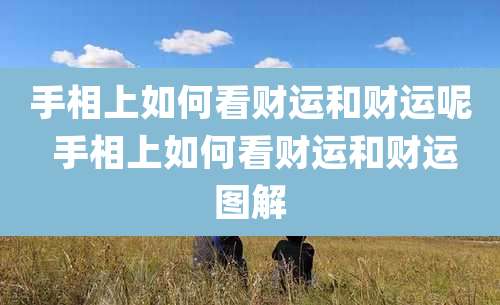 手相上如何看财运和财运呢 手相上如何看财运和财运图解