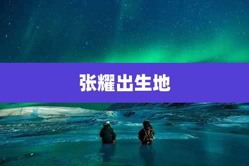 张耀出生地
