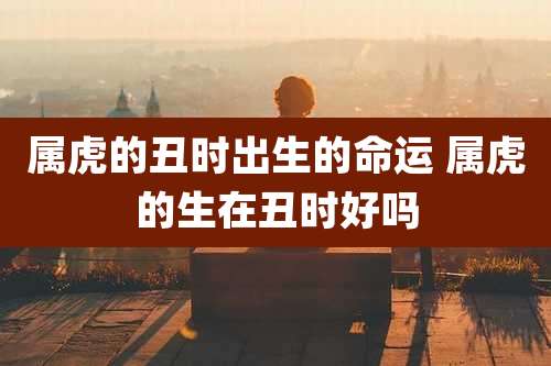 属虎的丑时出生的命运 属虎的生在丑时好吗