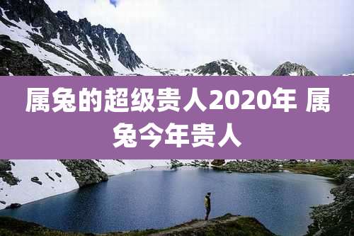 属兔的超级贵人2020年 属兔今年贵人