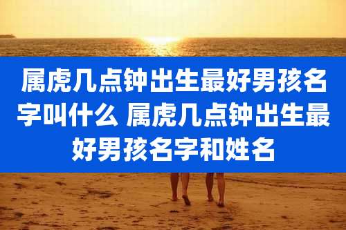 属虎几点钟出生最好男孩名字叫什么 属虎几点钟出生最好男孩名字和姓名