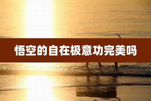 悟空的自在极意功完美吗