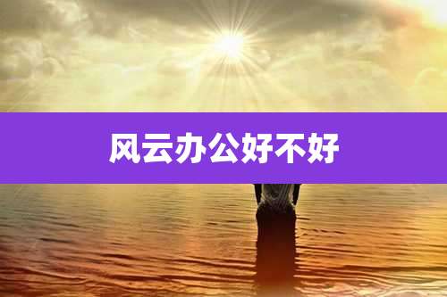 风云办公好不好