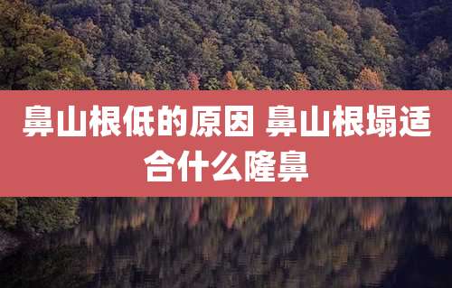 鼻山根低的原因 鼻山根塌适合什么隆鼻