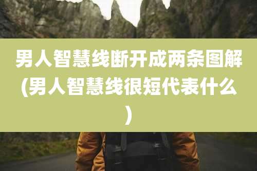 男人智慧线断开成两条图解(男人智慧线很短代表什么)