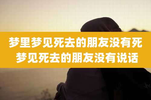 梦里梦见死去的朋友没有死 梦见死去的朋友没有说话