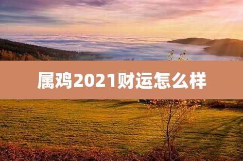 属鸡2021财运怎么样