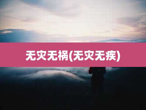 无灾无祸(无灾无疾)