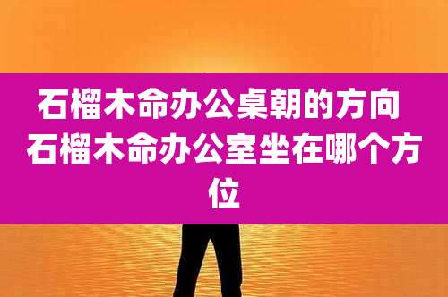 石榴木命办公桌朝的方向 石榴木命办公室坐在哪个方位