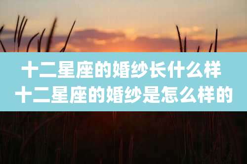十二星座的婚纱长什么样 十二星座的婚纱是怎么样的
