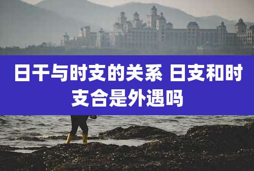日干与时支的关系 日支和时支合是外遇吗